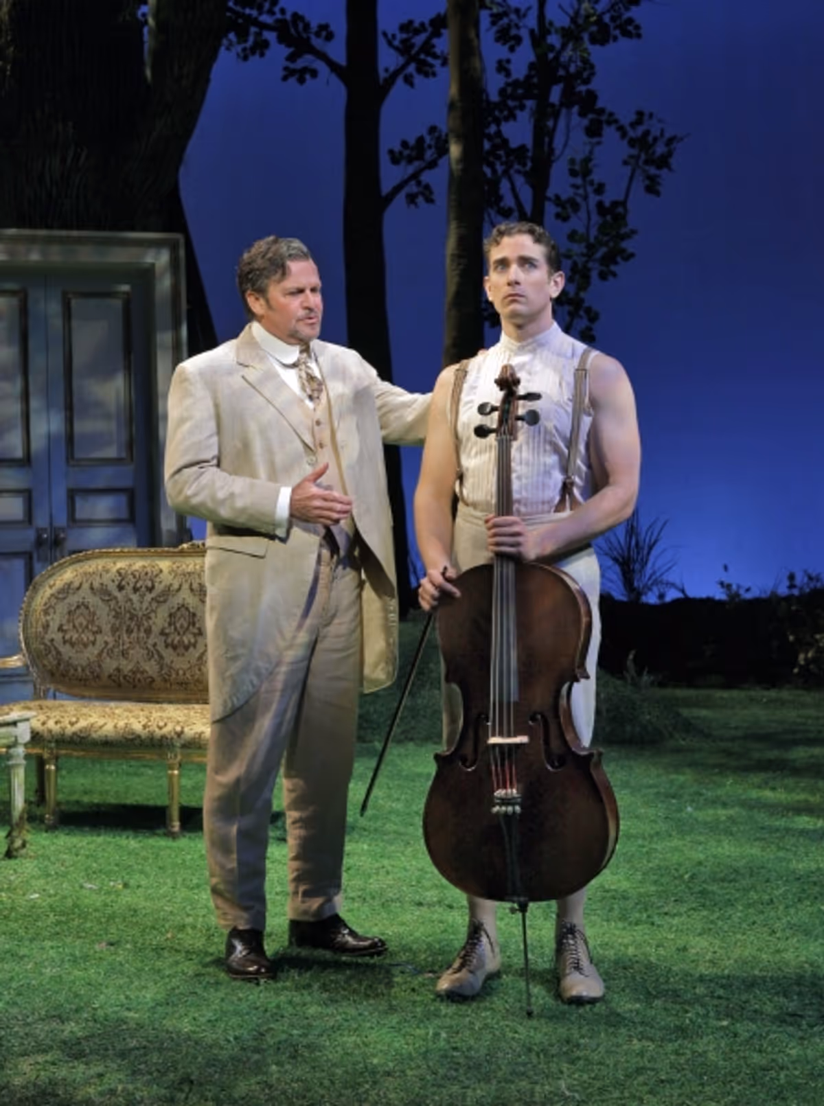  (L to R) Ron Raines as Fredrik Egerman and Christopher Dylan Herbert as Henrik Egerman  at 